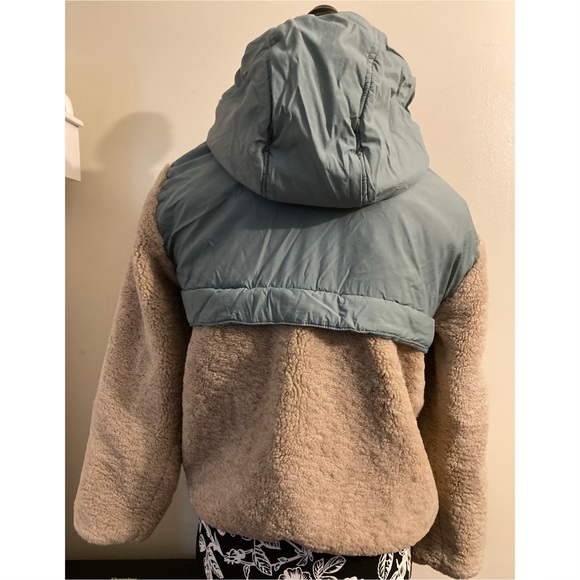 ZARA GIRL COMBINATION FLEECE SPORTY JACKET - Picture 9 of 10